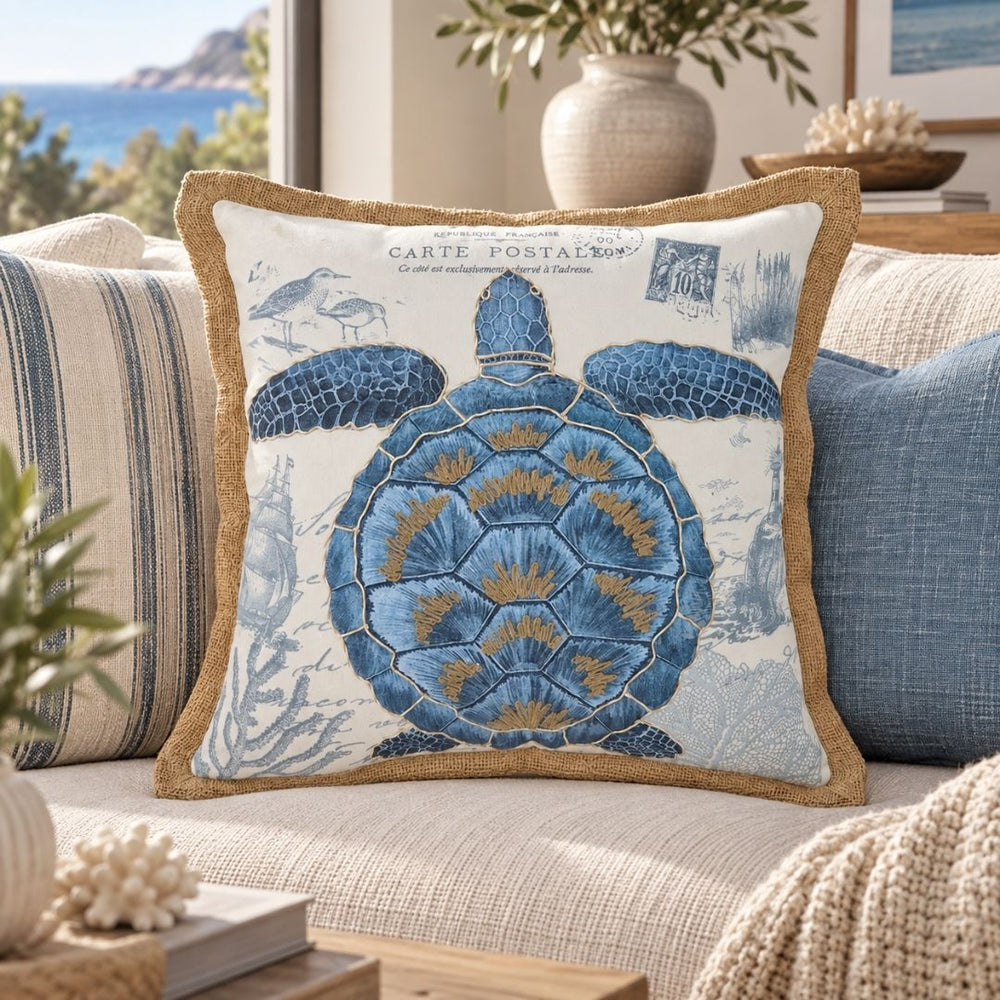 Cojin Cuadrado Tortuga