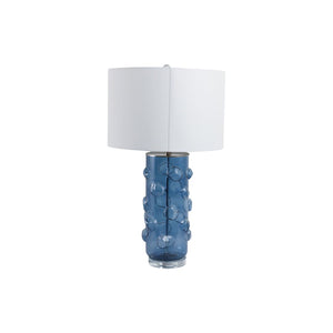 Lámpara de mesa Glass Bubbles azul de vidrio – 29"