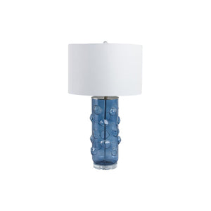Lámpara de mesa Glass Bubbles azul de vidrio – 29"