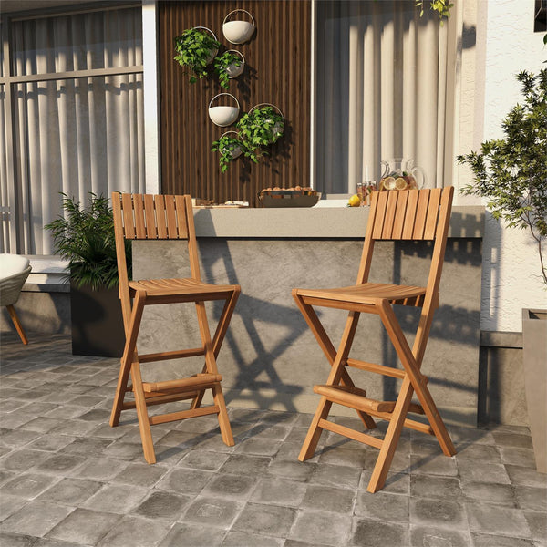 Taburete de bar plegable
