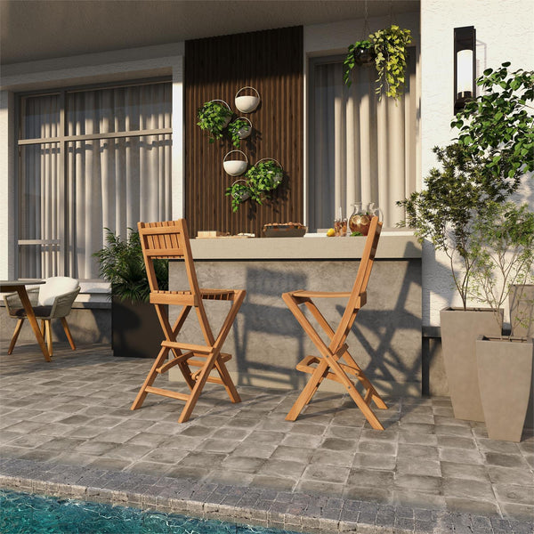 Taburete de bar plegable