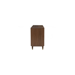 Sideboard Royston 1.8M en roble malayo y ratán natural