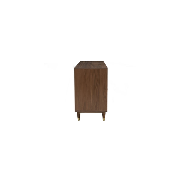 Sideboard Royston 1.8M en roble malayo y ratán natural