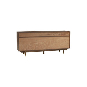 Sideboard Royston 1.8M en roble malayo y ratán natural