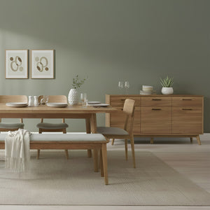 Credenza Toronto 1.6M en walnut Tennessee y acacia