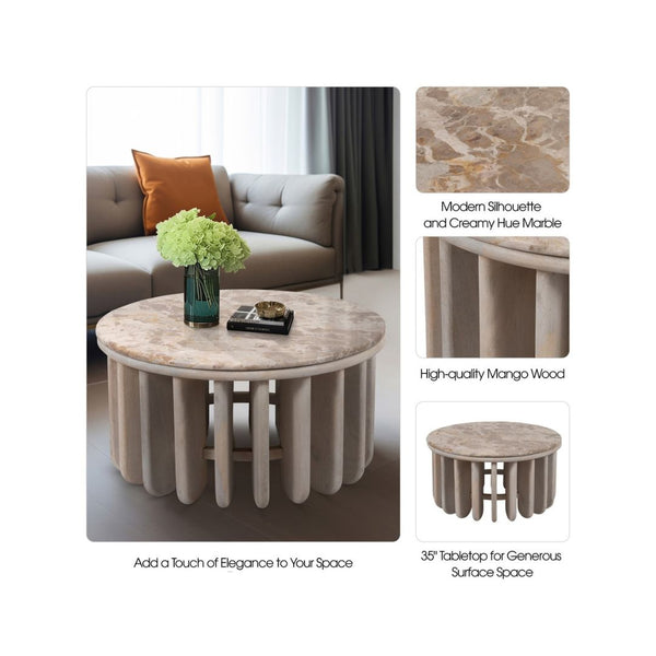 Mesa de centro Wood & Marble