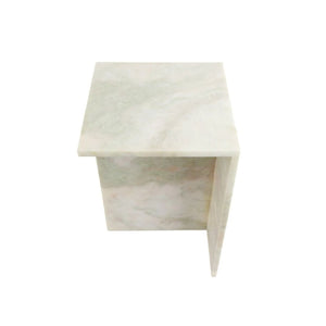 Mesa auxiliar de mármol 20″ × 13″