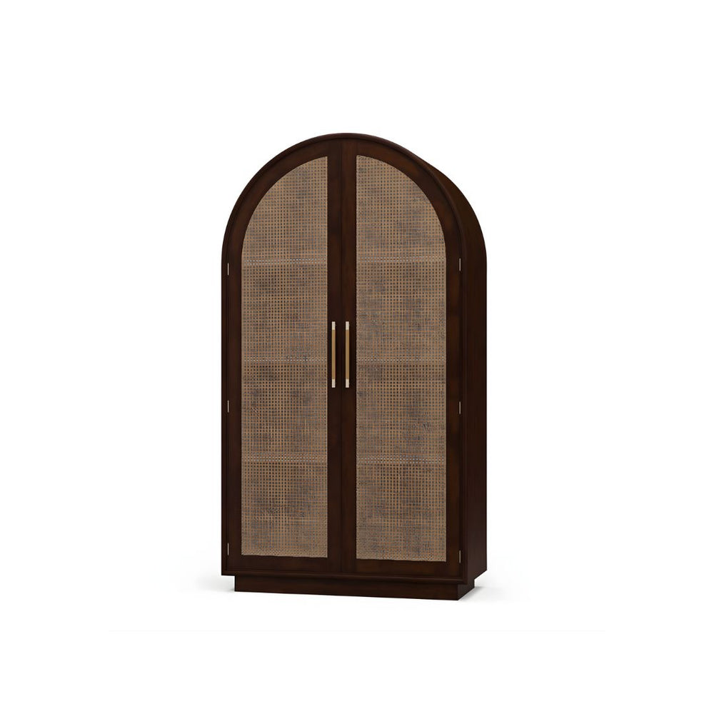 Armario Vannes con puerta de ratán