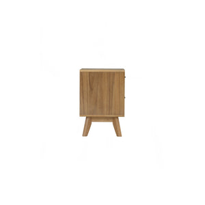 Mesa de noche Toronto con 2 gavetas en walnut Tennessee