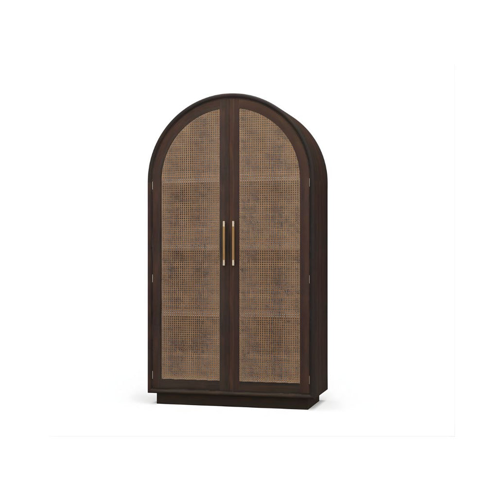 Armario Vannes con puerta de ratán