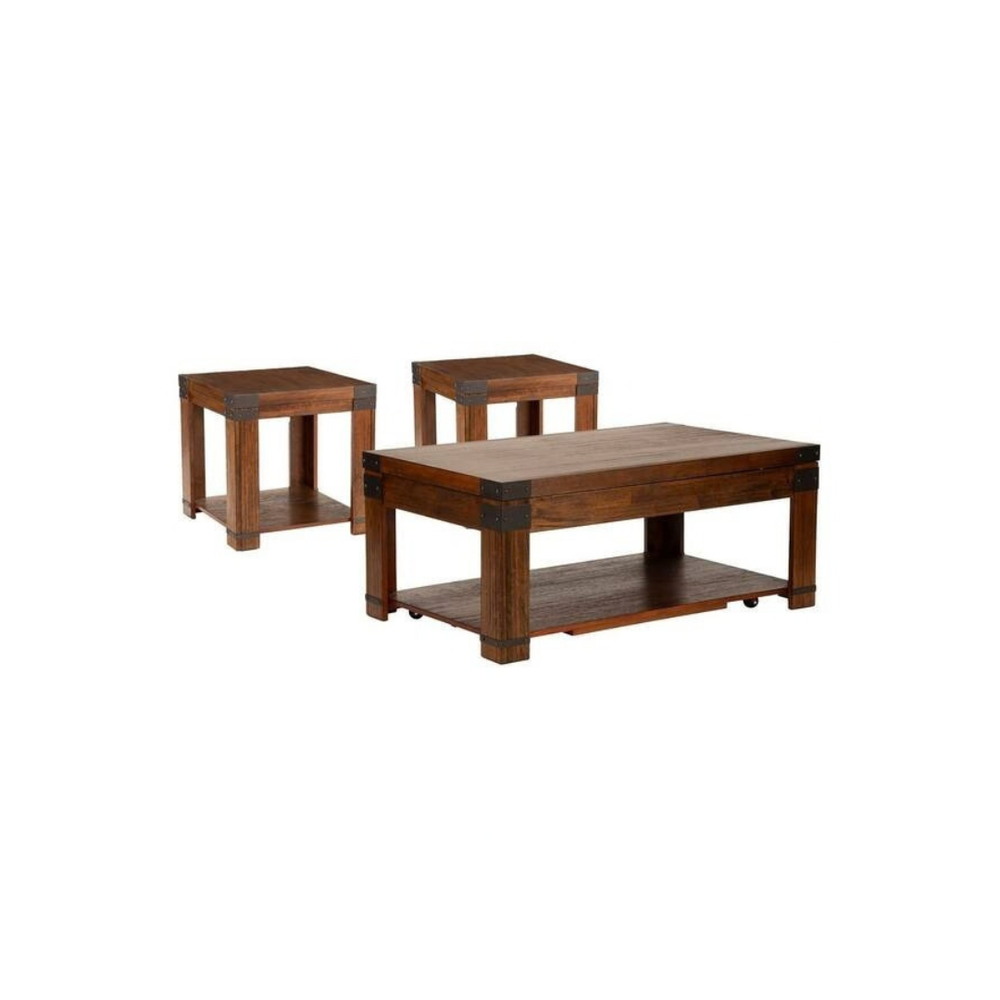 Mesas Arusha 3PC (1 centro y 2 laterales)