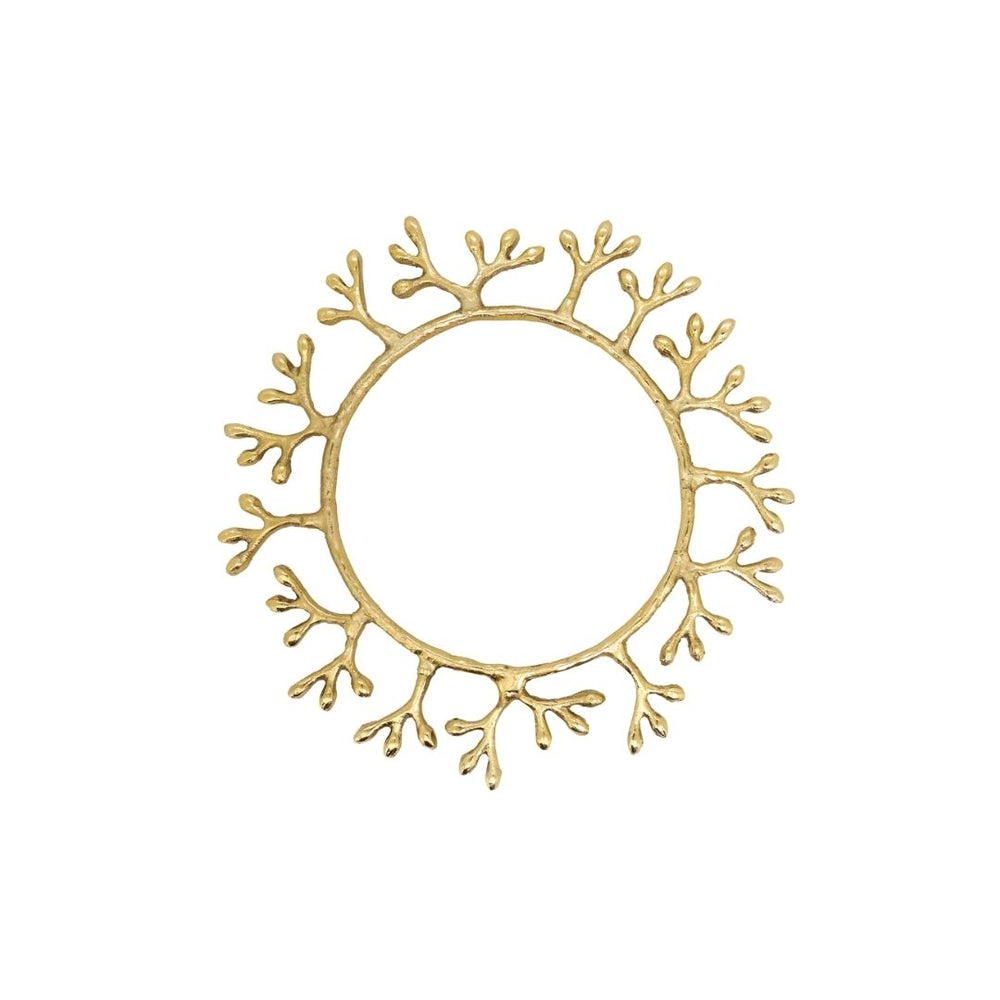 Berries Frame Charger(Plato) Gold