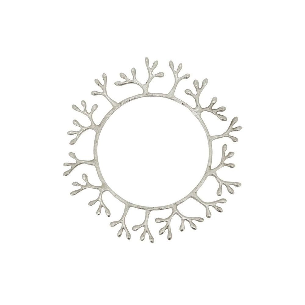 Berries Frame Charger(Plato)Silver
