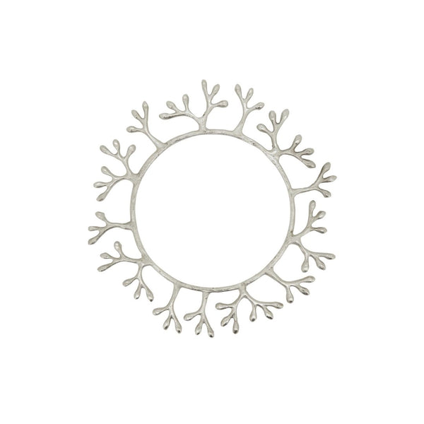 Berries Frame Charger(Plato)Silver