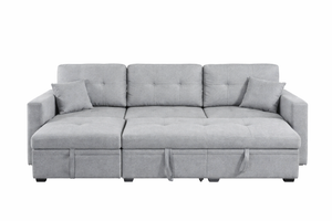 Sofá cama convertible gris