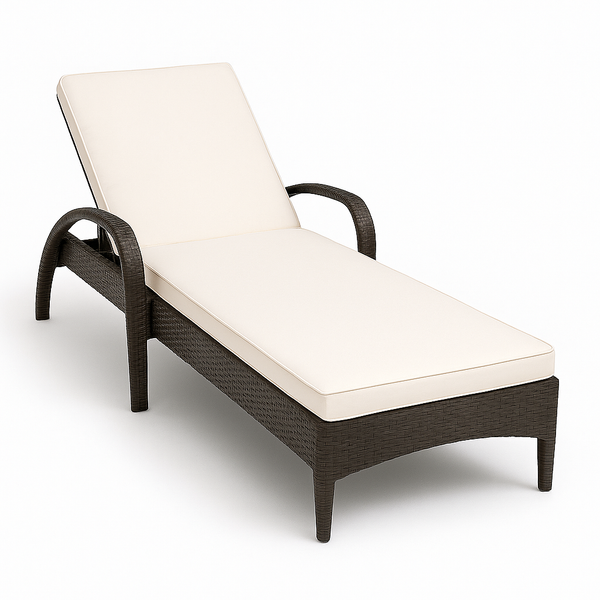 Chaise longue Marrón oscuro
