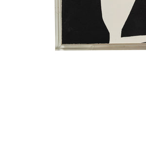 Cuadro de pared Merton pintada a mano con marco acrílico (40″ × 40″)