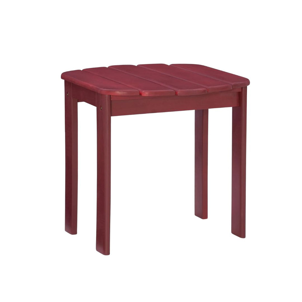 Mesa auxiliar roja