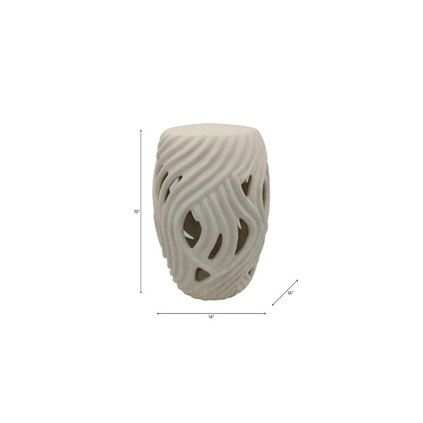 Stool Alytus Blanco