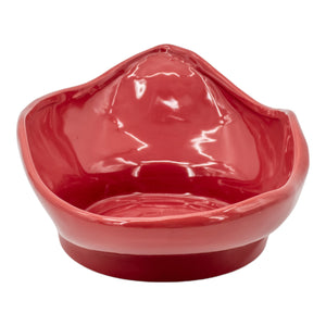Cuenco rojo Varena de 16 x 5 pulgadas