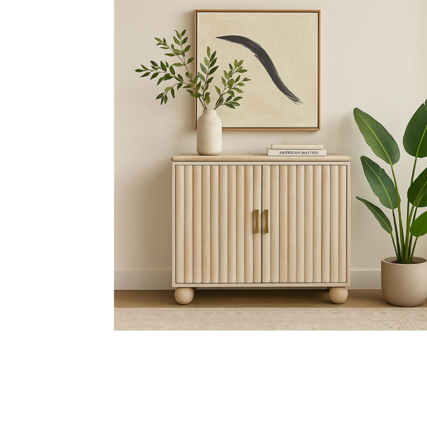 Cabinete Amiens White/Wash