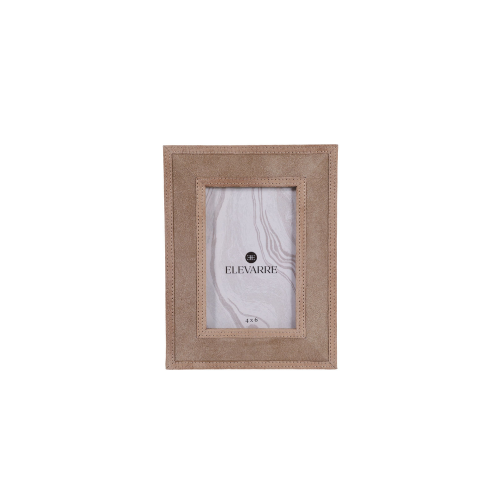 Porta Retrato 4X6 Gilboa Tan Suede