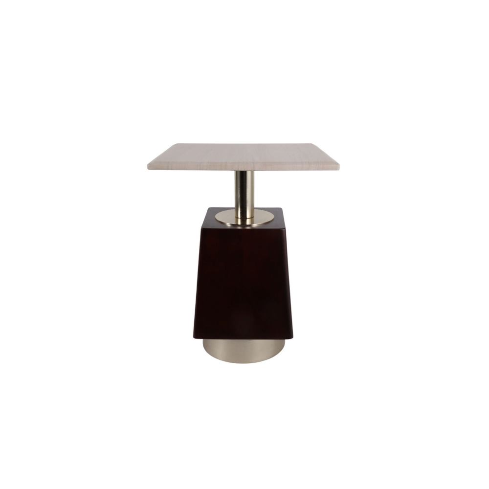 Mesa Auxiliar de Madera y Mármol Navine
