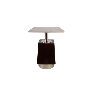 Mesa Auxiliar de Madera y Mármol Navine