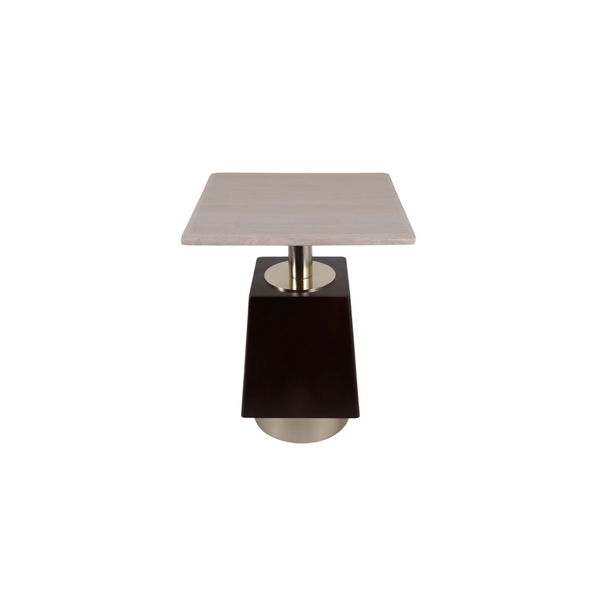 Mesa Auxiliar de Madera y Mármol Navine