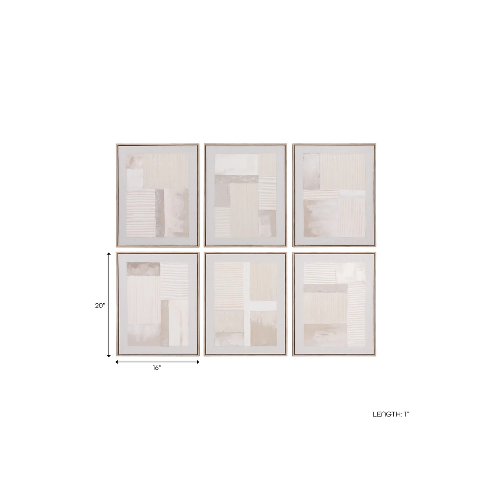 S/6 Aplique de Pared Neman Cream