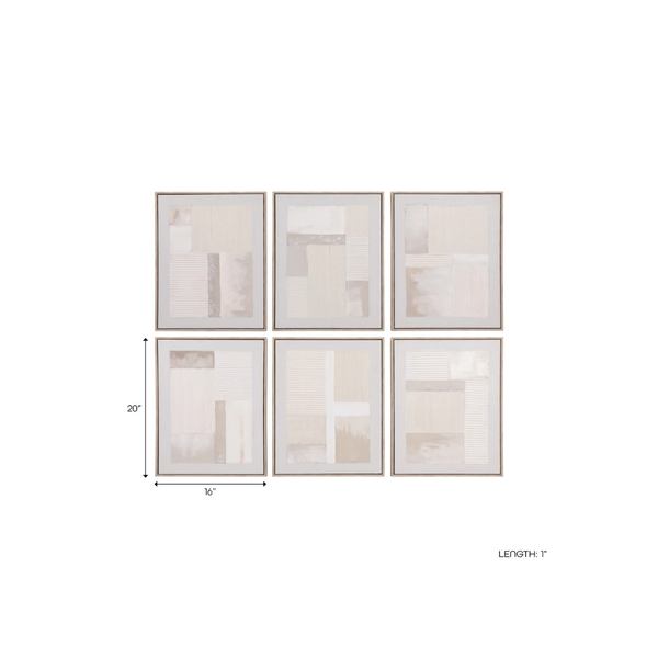 S/6 Aplique de Pared Neman Cream