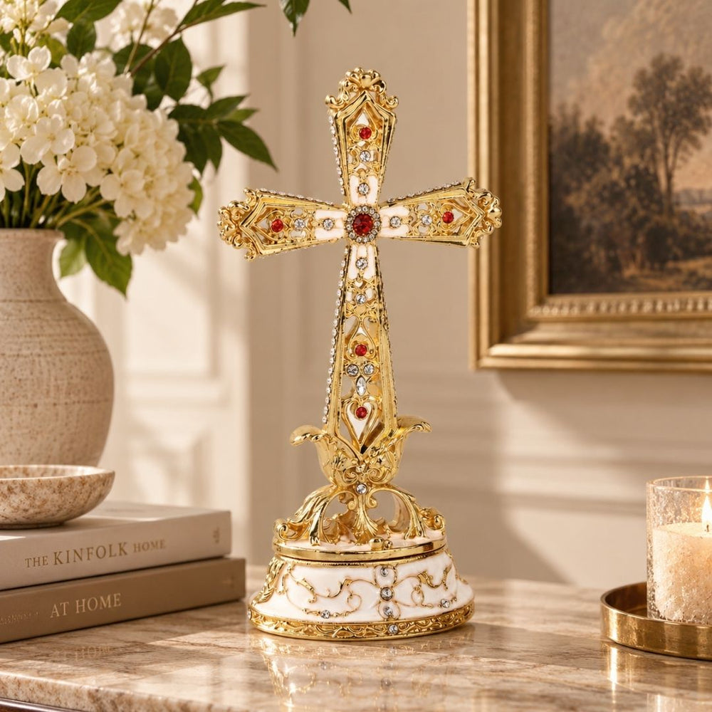 Cross Box Ivory