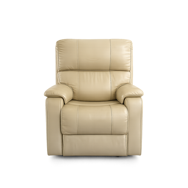 Sillón Reclinable Manual Color Crema