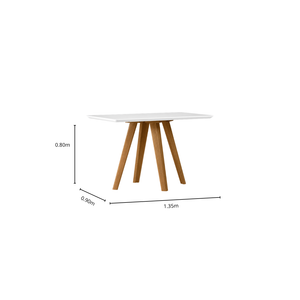Mesa Mariah 1.35X0.90 (con Vidrio)