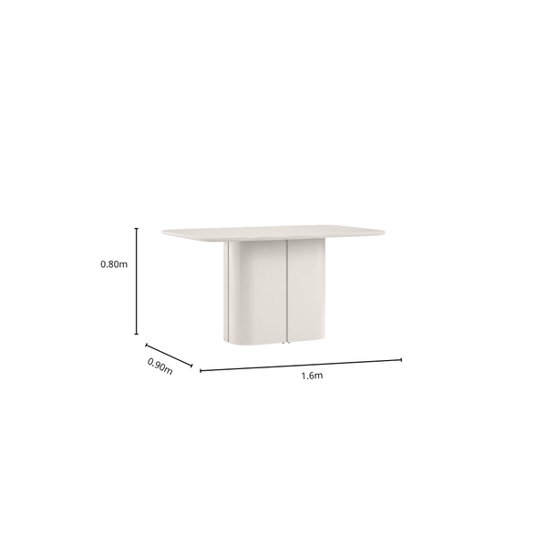 Mesa Serena 1.60X0.90 (con Vidrio)