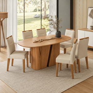 Mesa Yasmin 2.00X1.00 (con Vidrio)