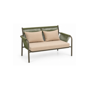 Avril Double-seat Sofa B (Silver Brown)