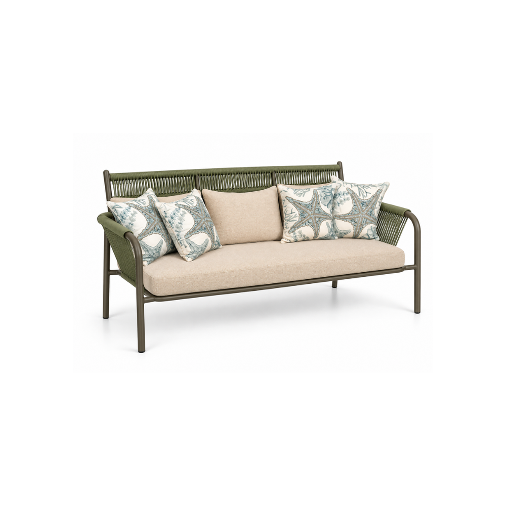 Avril Three-seat Sofa Table B(Silver Brown)