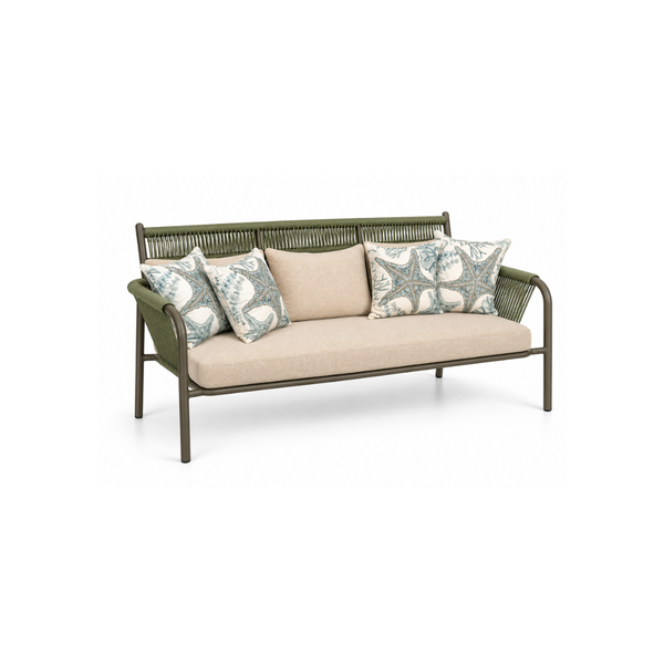 Avril Three-seat Sofa Table B(Silver Brown)