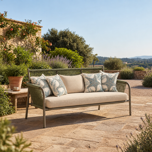 Avril Three-seat Sofa Table B(Silver Brown)