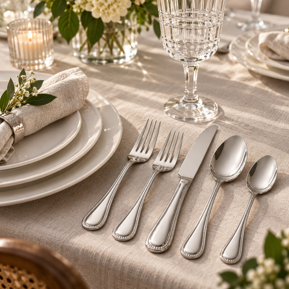 18/0 Bead 20PC Flatware Set