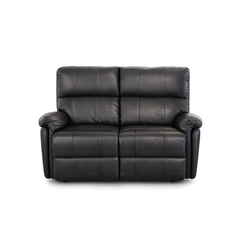 Sofá Reclinable Manual Color Negro