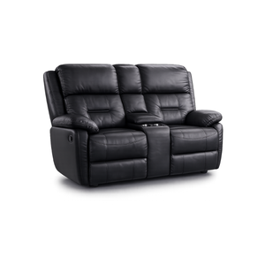 Sofá Reclinable Manual Color Negro