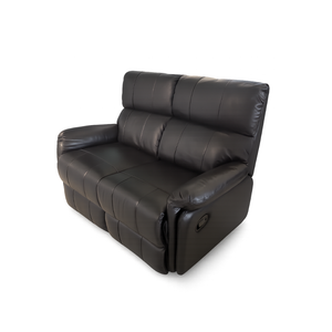 Sofá Reclinable Manual Color Negro