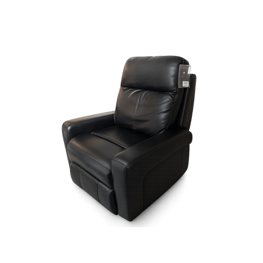 Sillón Reclinable Manual Negro