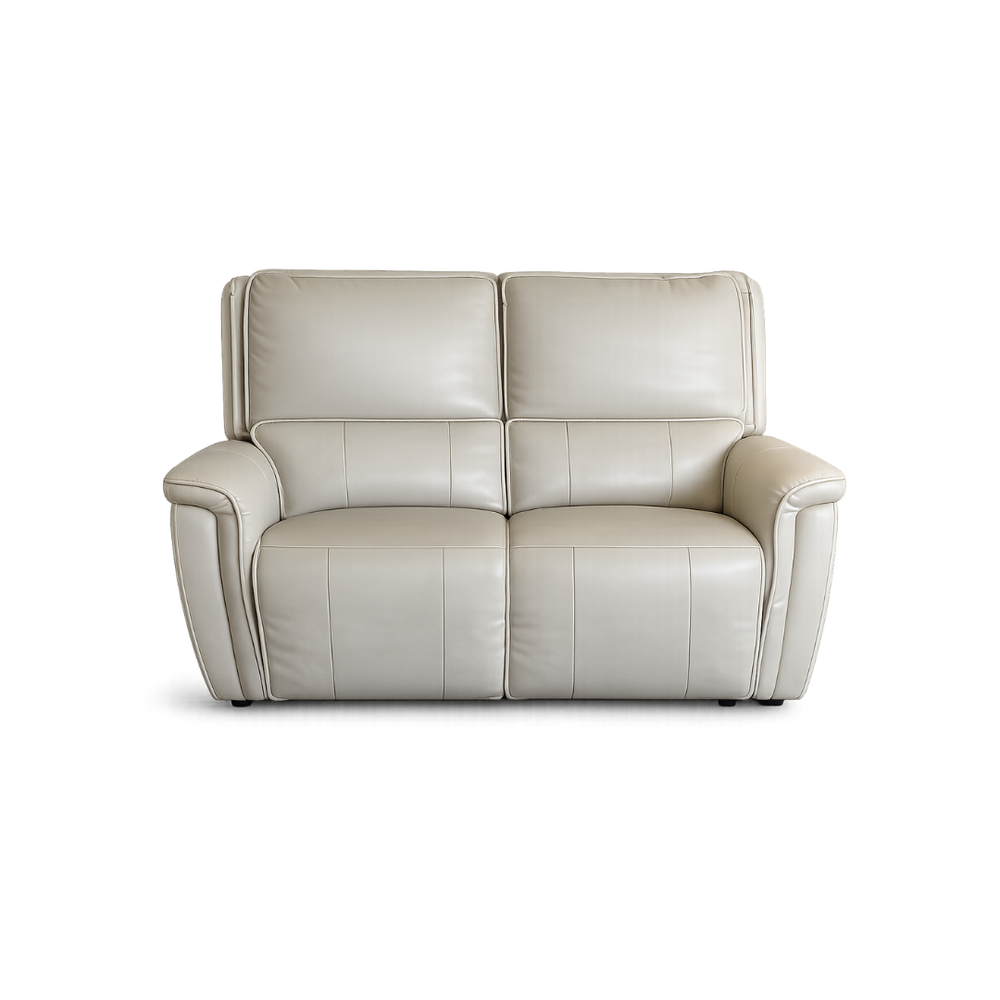 Sofá Reclinable Eléctrico de 2 Puestos Color Taupe