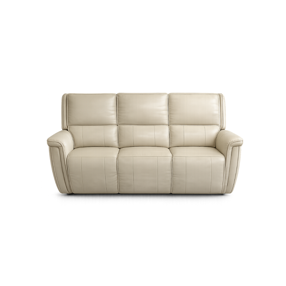 Sofá Reclinable Eléctrico de 3 Puestos Color Taupe
