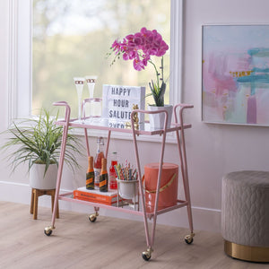 Carrito bar de estilo mid-century