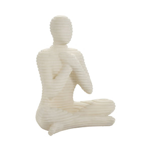 Estatua de resina de cuarzo zen Avalon de 63 cm