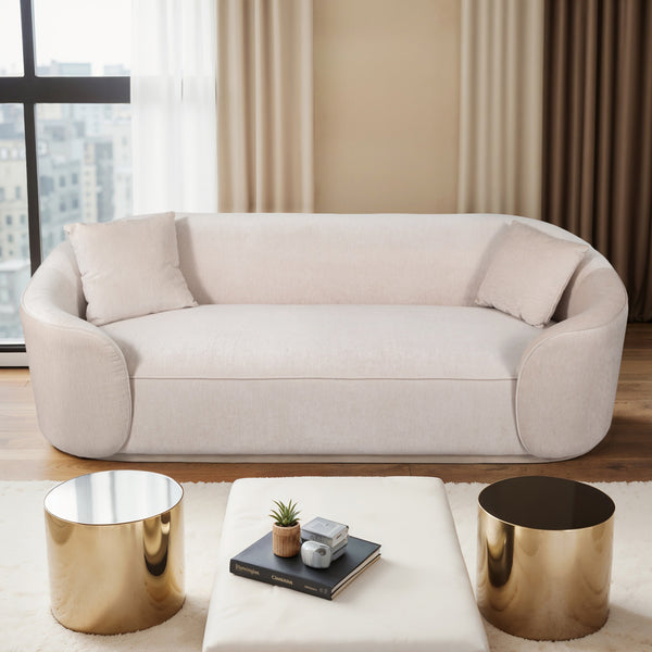 Sofa Gray Barrel